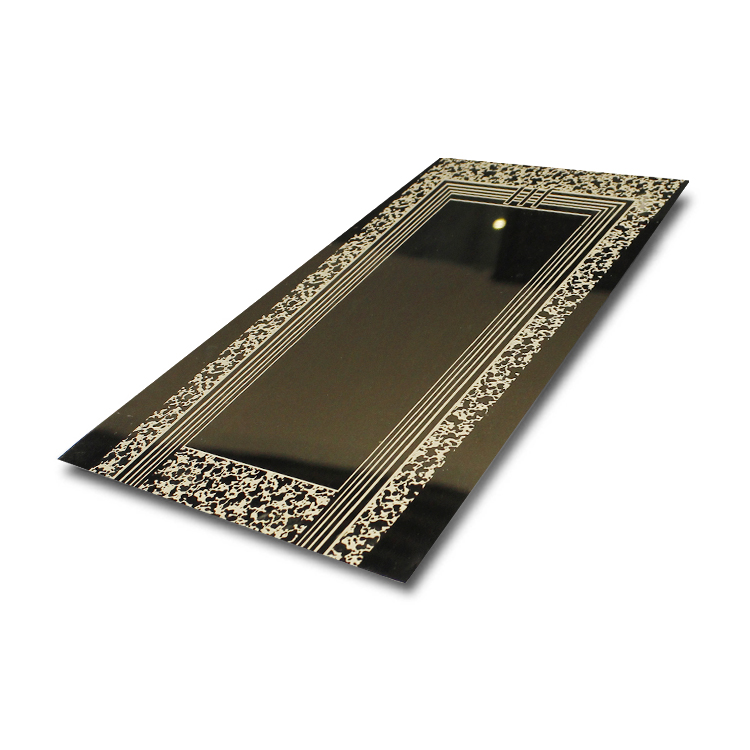 Mirror Gold Silver Design Plate Hotel Elevator Lift Decoration Plate