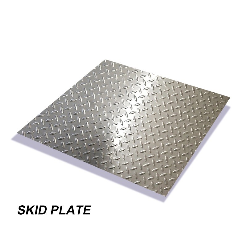 4x8 Checkered embossed stainless steel sheet plate
